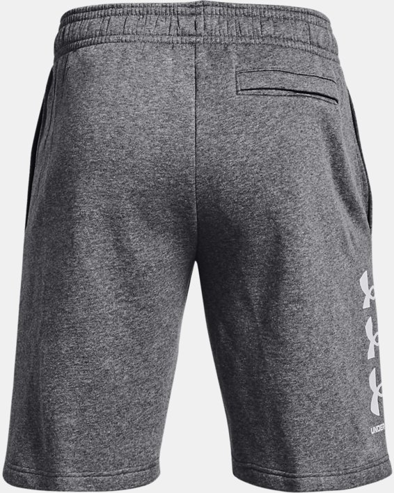 Men's UA Rival Fleece Multilogo Shorts, Gray, pdpMainDesktop image number 6